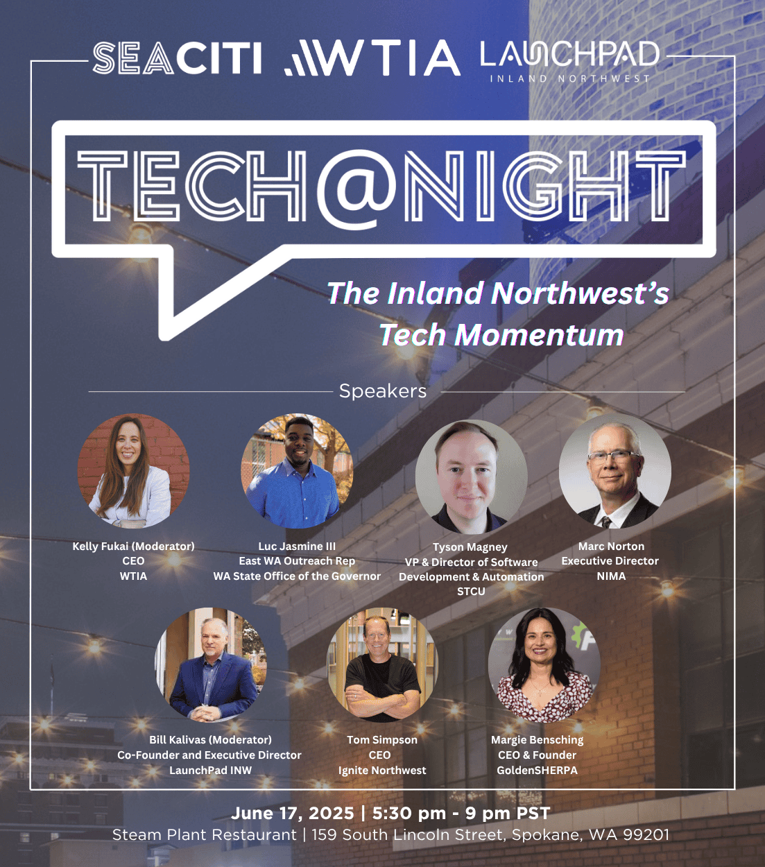 Tech@Night Infographic panel