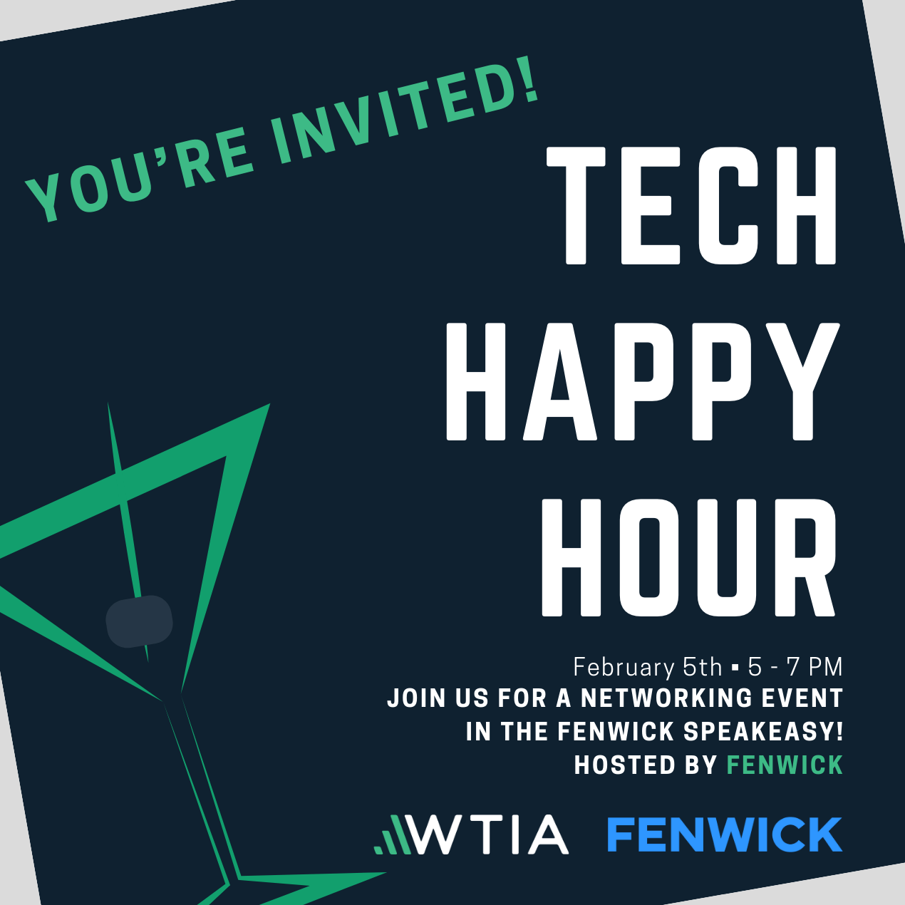 Jan 2025 Tech Happy Hour Infographic
